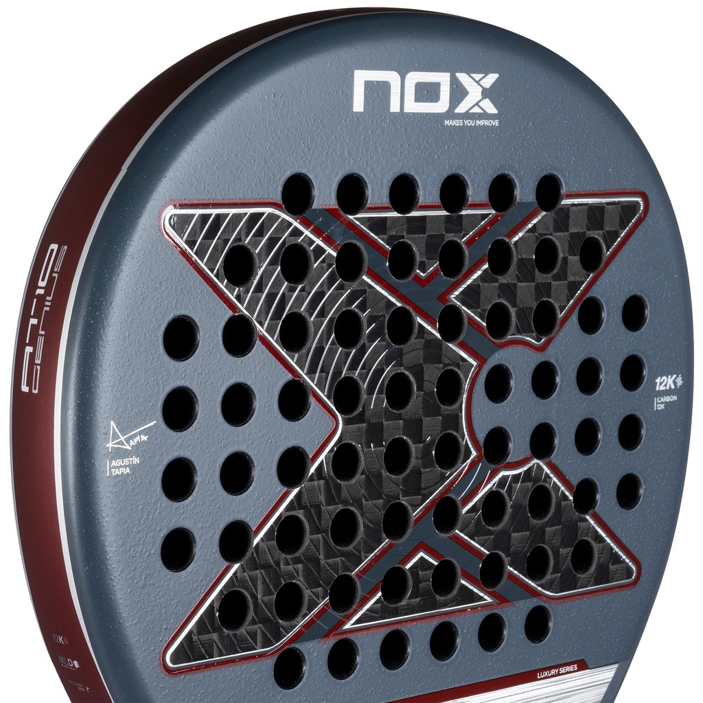 Raquette De Padel Nox AT10 LUXURY GENIUS 12K 2025 PAR AGUSTÍN TAPIA