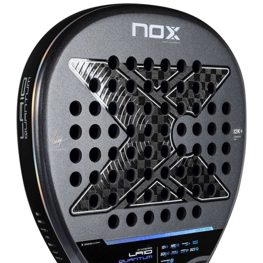 Raquette De Padel Nox LA10 QUANTUM 12K. BY LEO AUGSBURGER