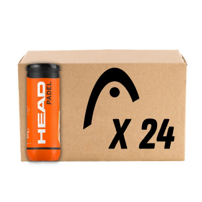 Carton De 24 Tubes De Balles Head Padel Team