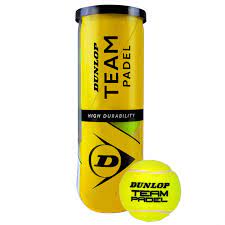 Tubes De 3 Balles Dunlop Team Padel
