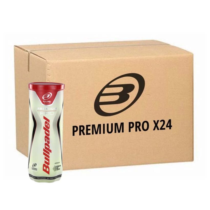 Carton De 24 Tubes De 3 Balles Bullpadel Premium Pro