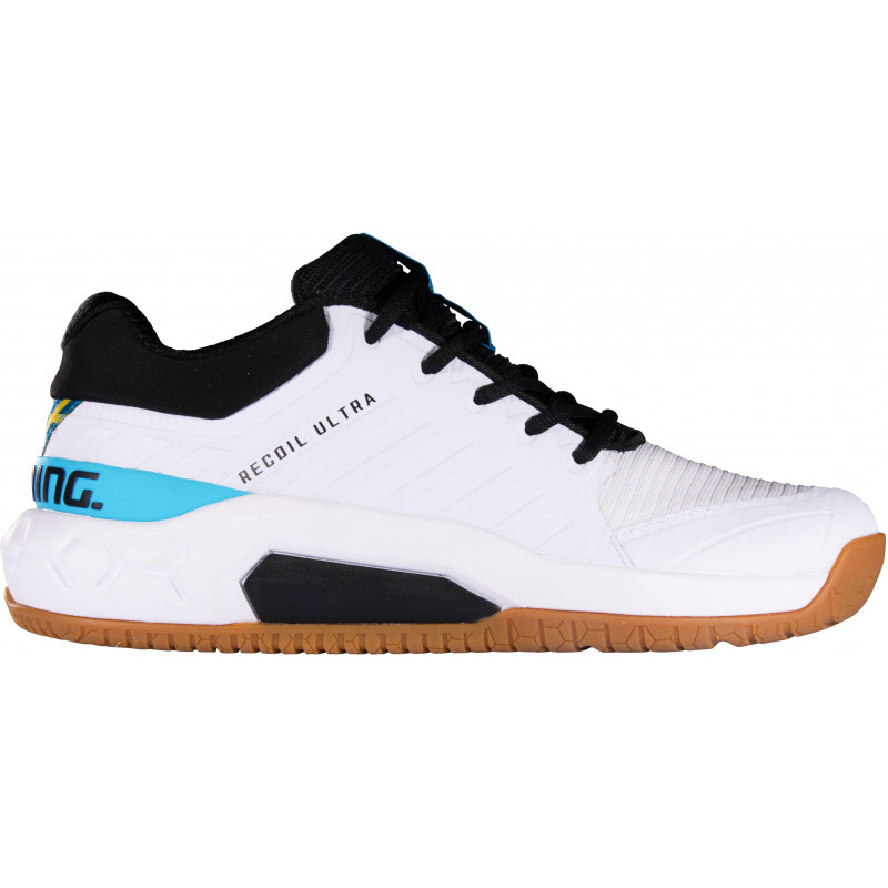 Chaussure Salming Recoil Ultra White/ Black/ Cyan