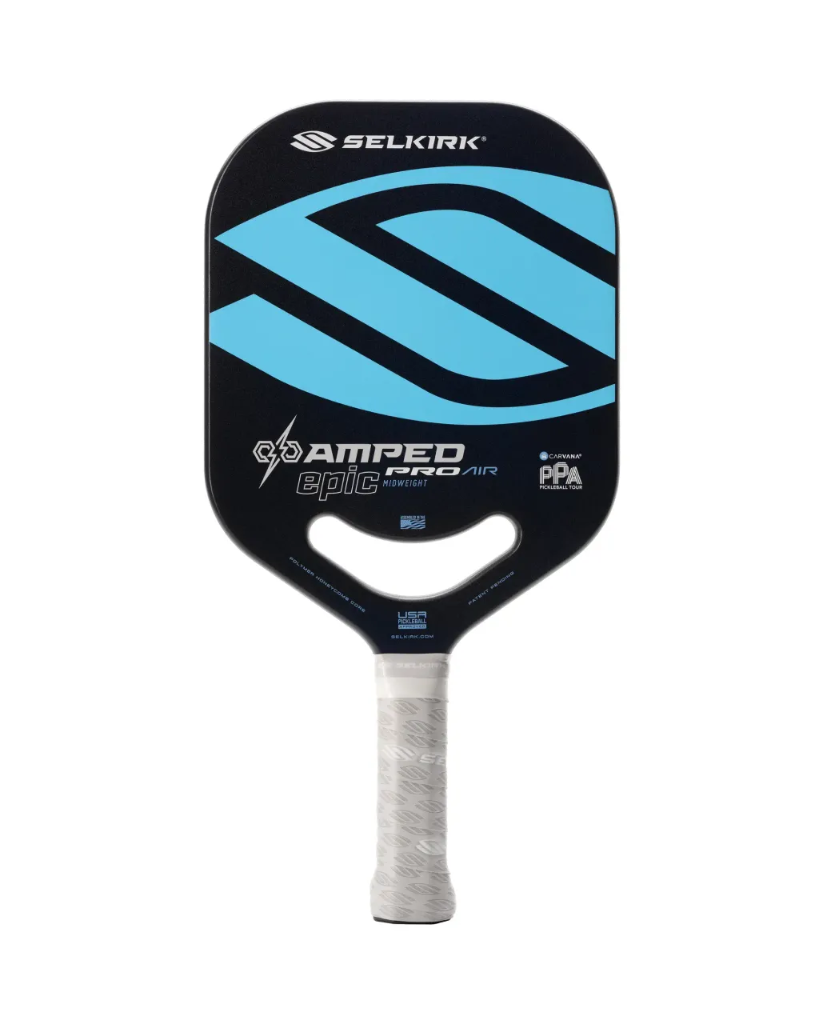 Raquette De Pickleball Selkirk Amped Pro Air Epic (Bleu, Midweight)