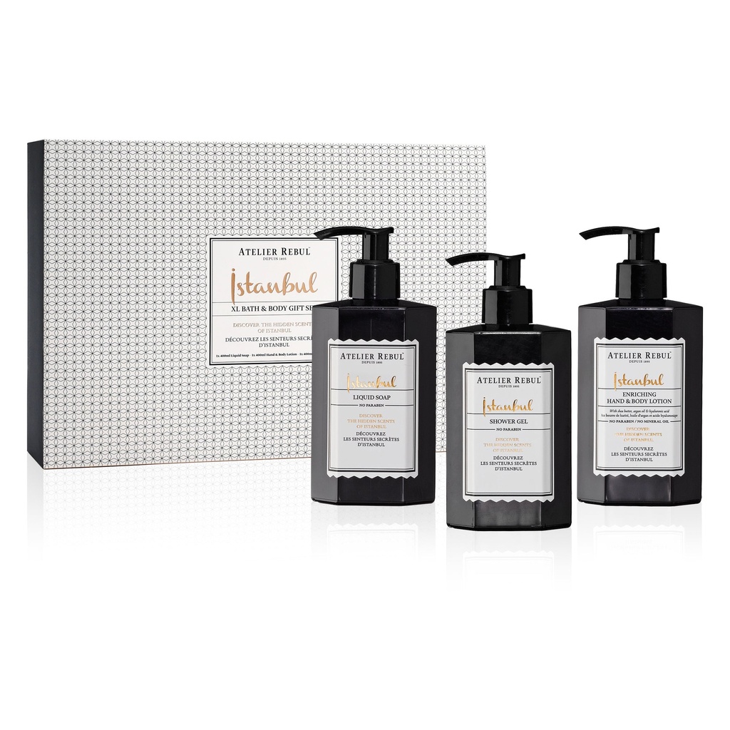 Atelier Rebul Istanbul - Coffret XL bain & corps 3 x 400 ml
