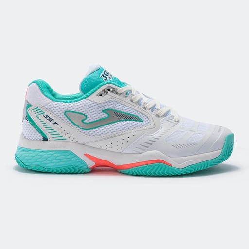 Chaussure De Padel Joma Set Lady 2115 White Green