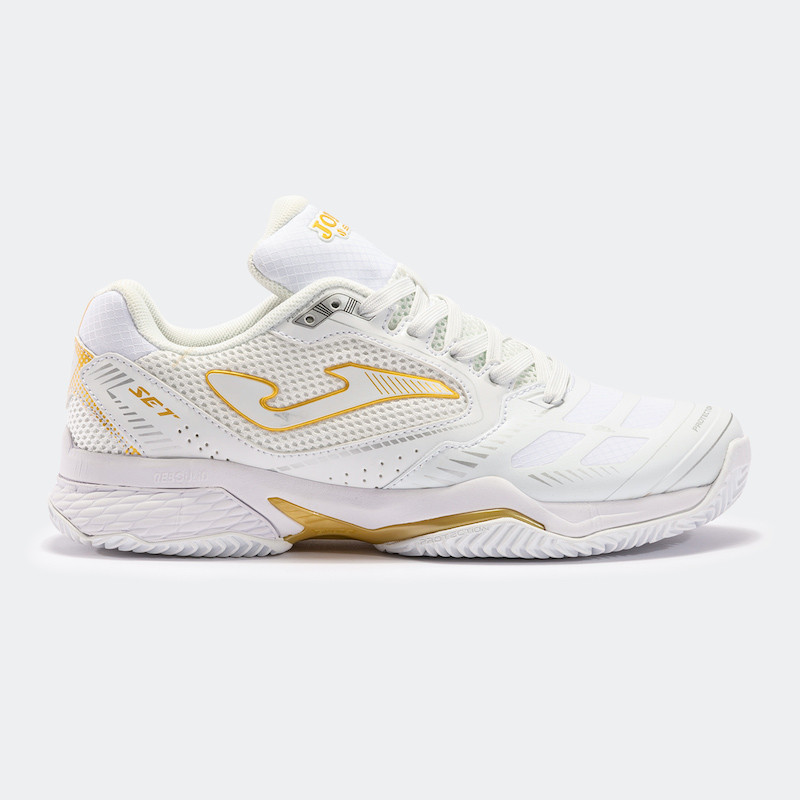 Chaussure De Padel Joma T.Set Lady 2202 White Gold