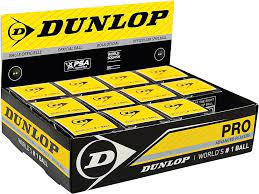 Balles Dunlop Pro 2 Points Jaunes X12