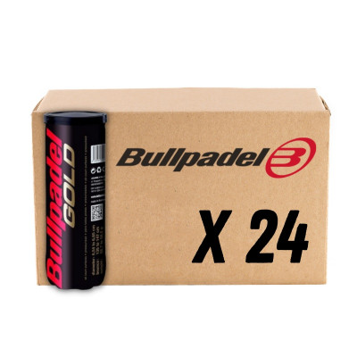 Carton De 24 Tubes De 3 Balles Bullpadel Gold
