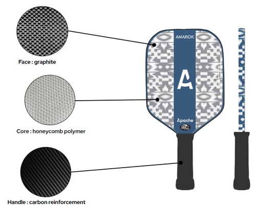 Raquette De Pickleball Apache Amarok