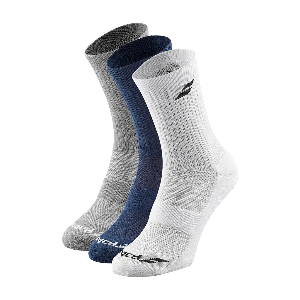 [Chaussettes] Chaussettes Babolat 3 Pairs Pack 3 Couleurs