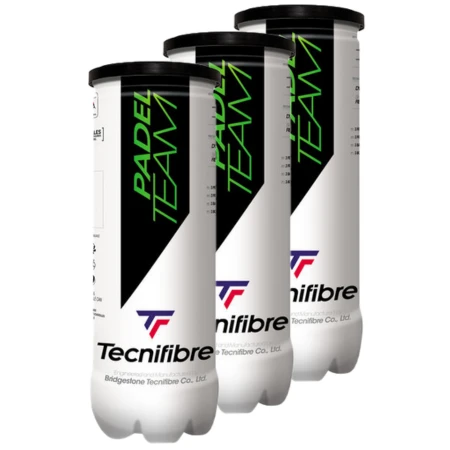 Tripack De 3 Balles Tecnifibre Team Padel